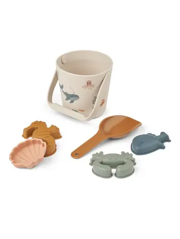 Liewood Gilma Sea Creature Strandset - Sea creature/Sandy