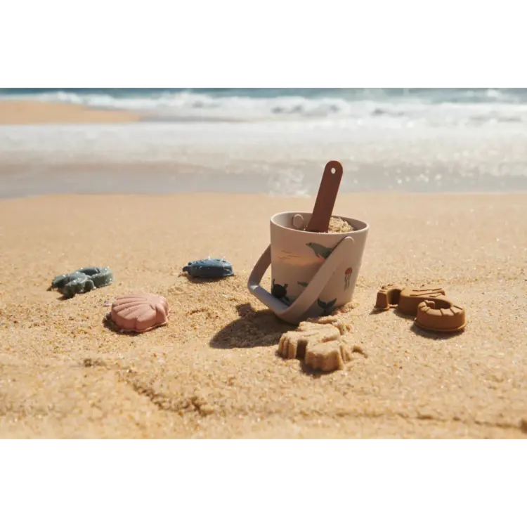 Liewood Gilma Sea Creature Strandset - Sea creature/Sandy