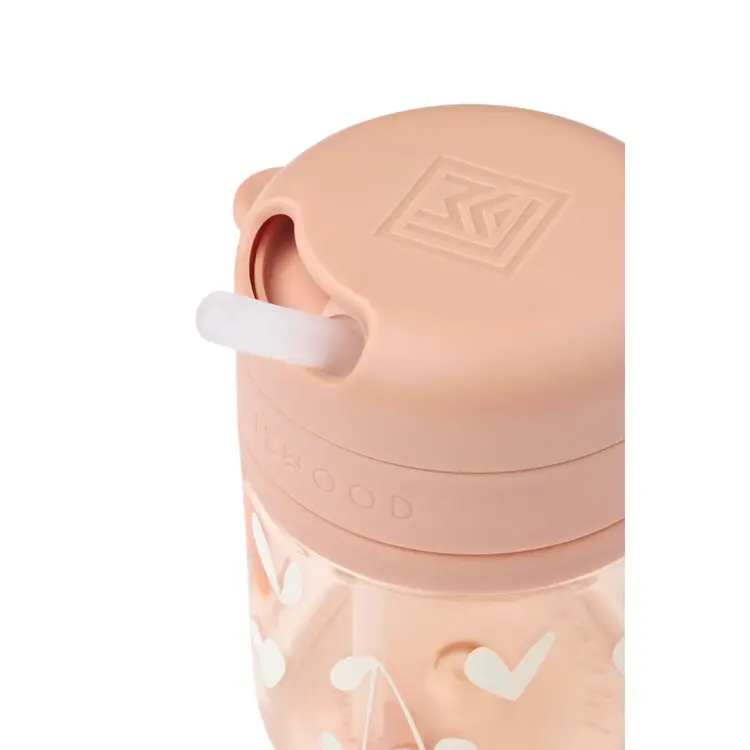 Liewood Pavia Tritan Straw Cup 280ml - Sweethearts/Pale Tuscany