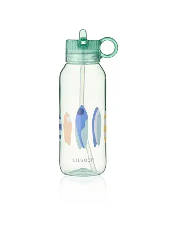 Liewood Yang Tritan Water Bottle 500ml - Boards / Light Peppermint