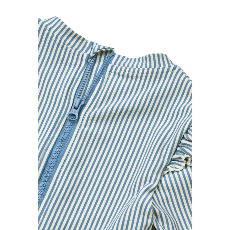 Liewood Sille Seersucker Swimsuit - Riverside / Creme de la creme