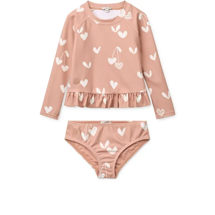 Liewood Dagny Swim Set - Sweethearts/Pale Tuscany