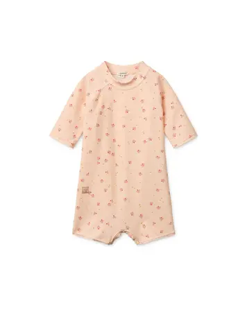 Liewood Thor Baby Swim Jumpsuit - Mini Butterfly/Apple blossom