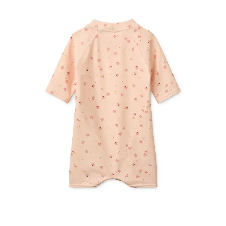 Liewood Thor Baby Swim Jumpsuit - Mini Butterfly/Apple blossom