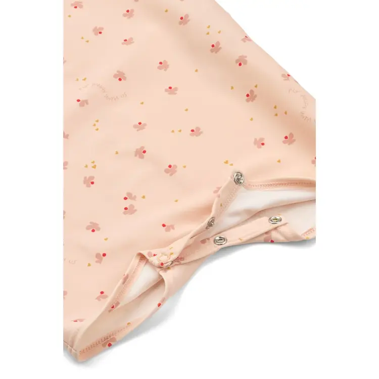 Liewood Thor Baby Swim Jumpsuit - Mini Butterfly/Apple blossom