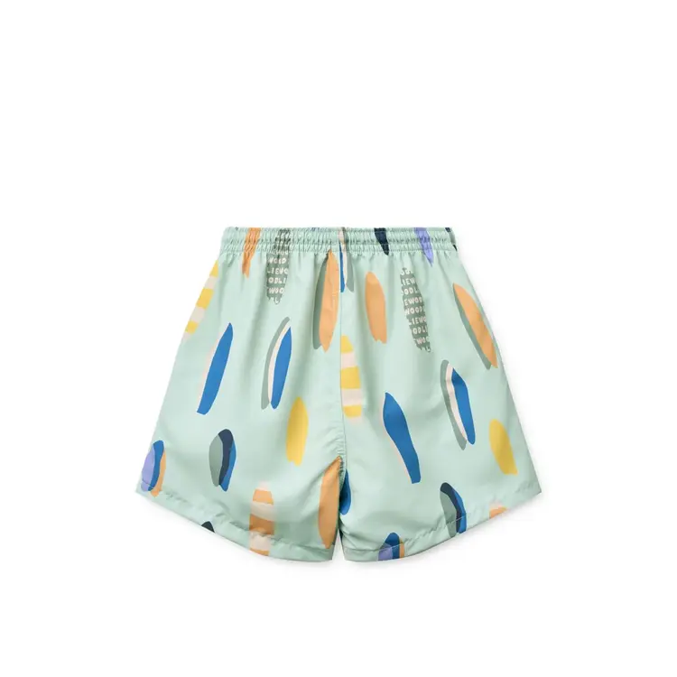 Liewood Duke Printed Board Shorts - Boards/Light Peppermint