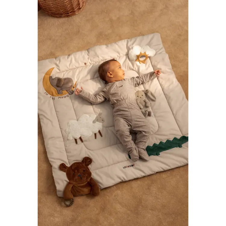 Liewood Bernet Classic Activity Blanket - Sandy Multi Mix