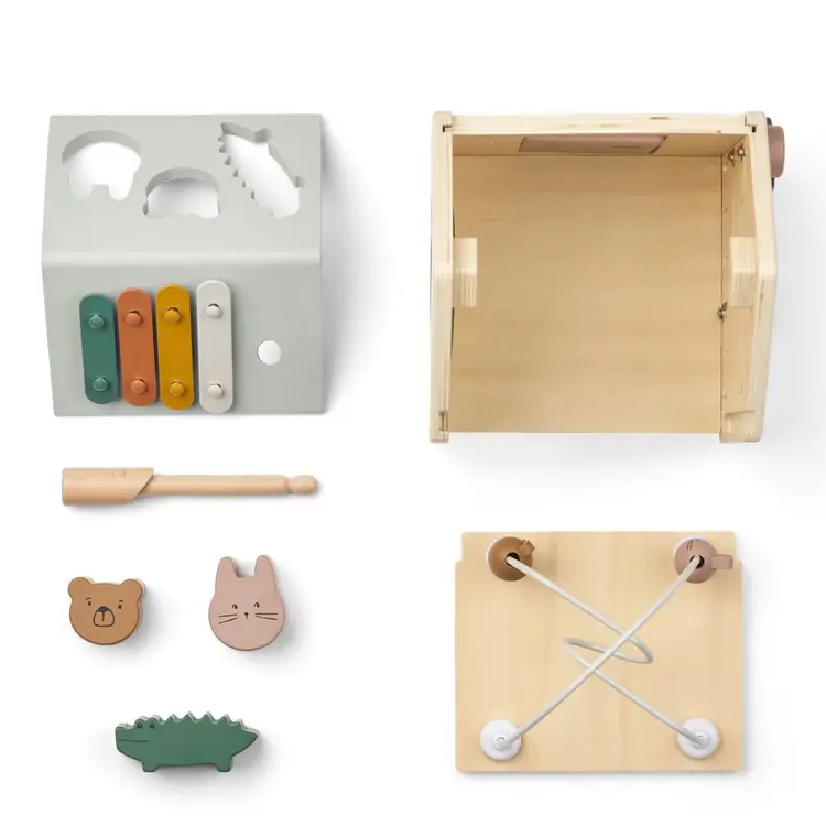 Liewood Lucas Activity Cube - Tuscany Rose Multi Mix