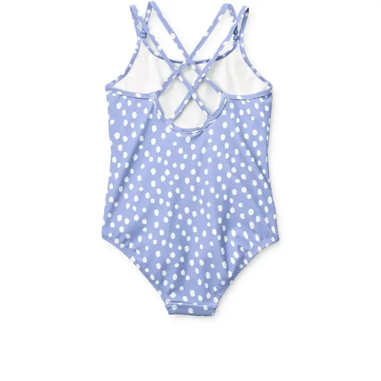 Liewood Suna Printed Swimsuit - Dot / Dusty Lavender
