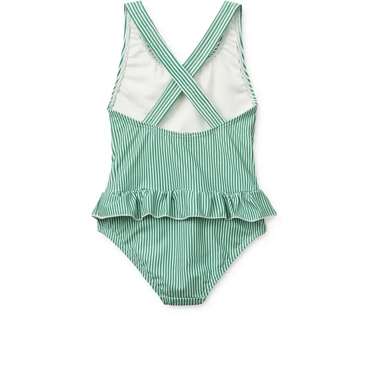 Liewood Amara Stripe Swimsuit - Bright Garden/Creme De La Creme