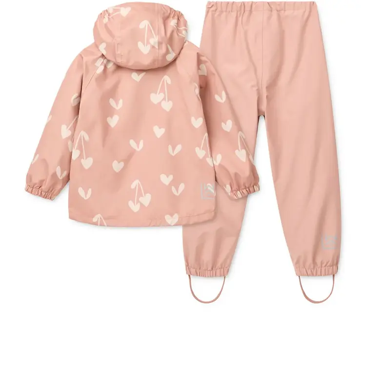 Liewood Pedia Rainwear Set - Sweethearts/Pale Tuscany