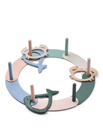 Liewood Noova Ring Toss Game Sea Creature - Peppermint Multi Mix