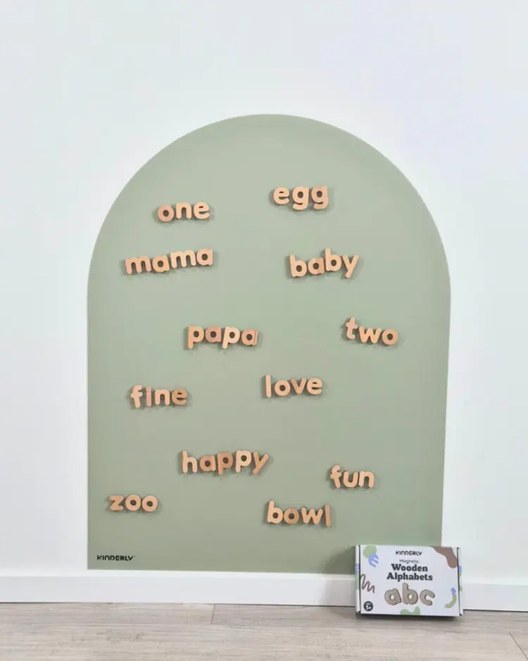 Kinderly Magnetische Houten Alfabet - 40 pcs