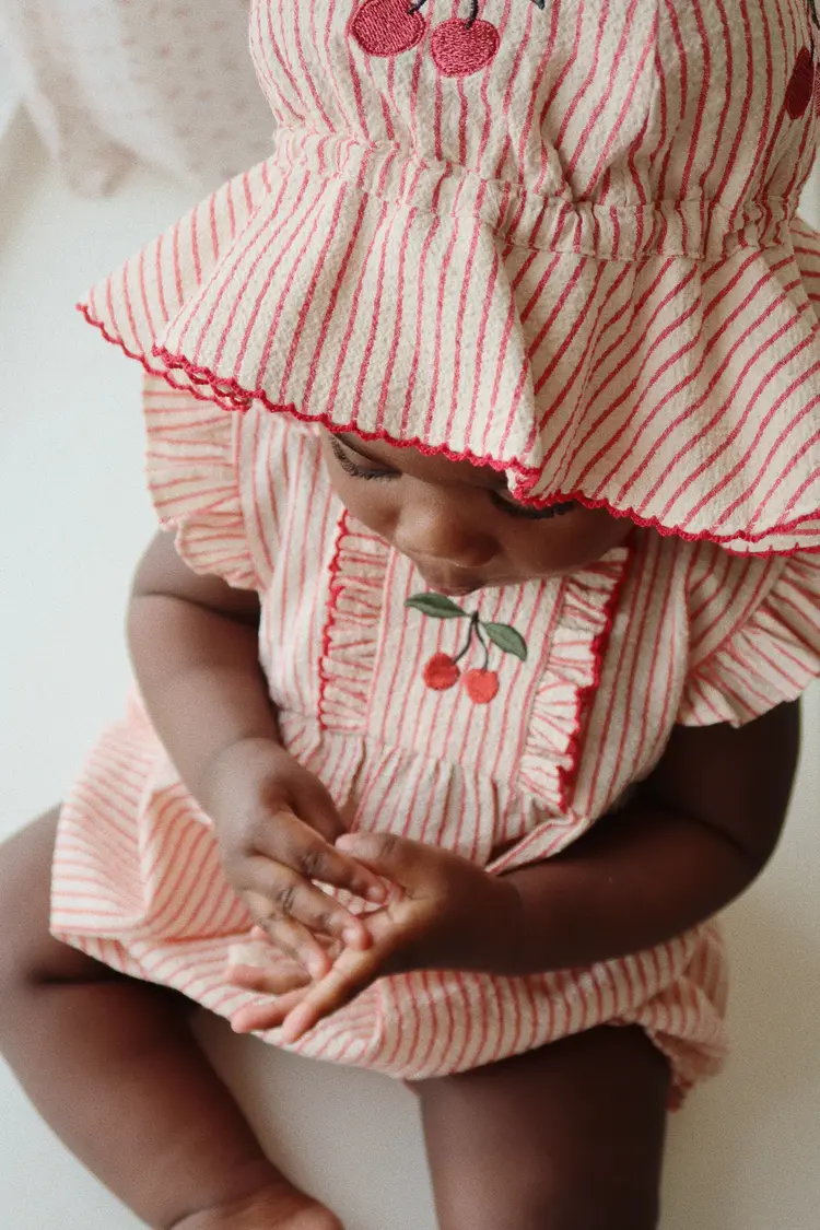 Konges Sløjd Ellie Sun Hat - Amour Stripe