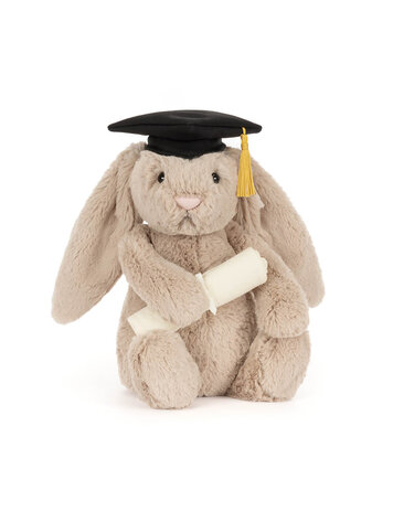 Jellycat Limited Bashful Bunny Graduation Outfit