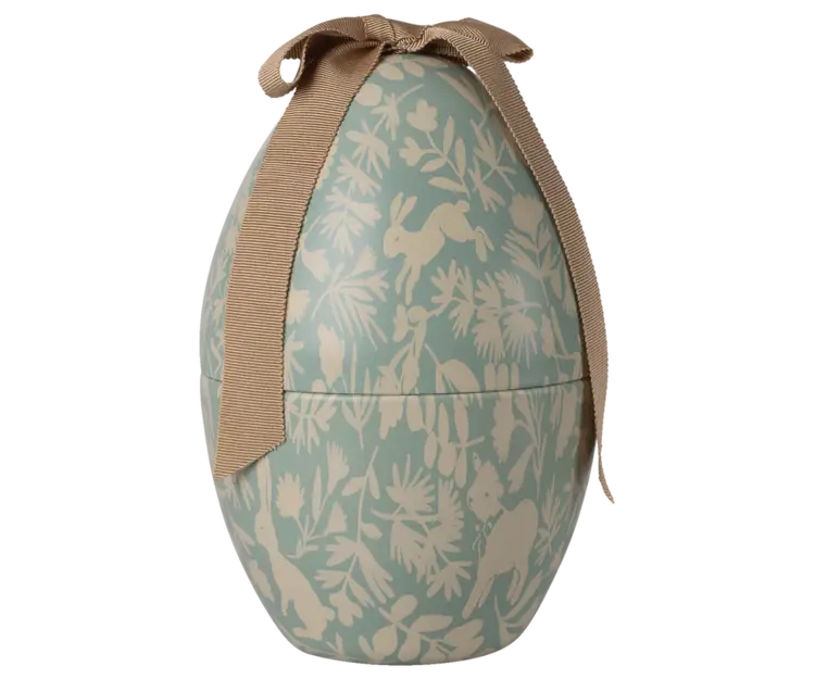 Maileg Easter Egg, Medium - Dusty Blue