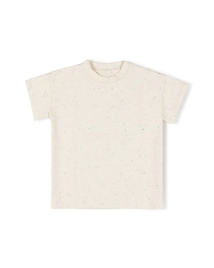 Nixnut Sie Tshirt - Ecru Speckle