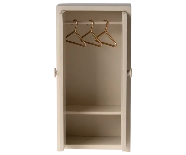 Maileg Closet, Mouse - Cream