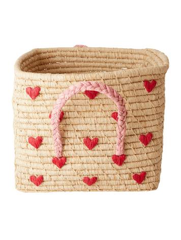 Rice Raffia Storage Basket - Nature