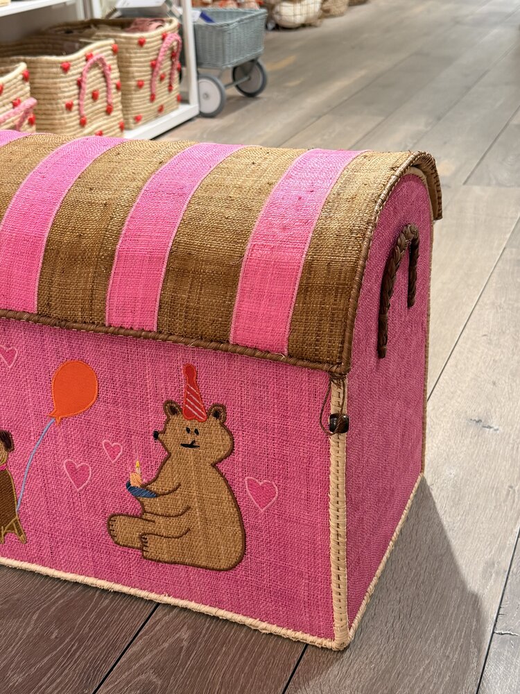 Rice Raffia Storage House - Multicolor - Party Theme - Large