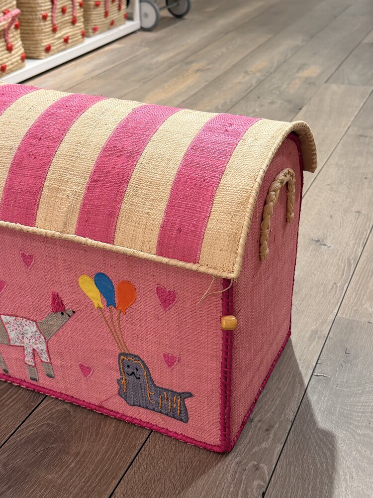 Raffia Storage House - Multicolor - Party Theme - Medium