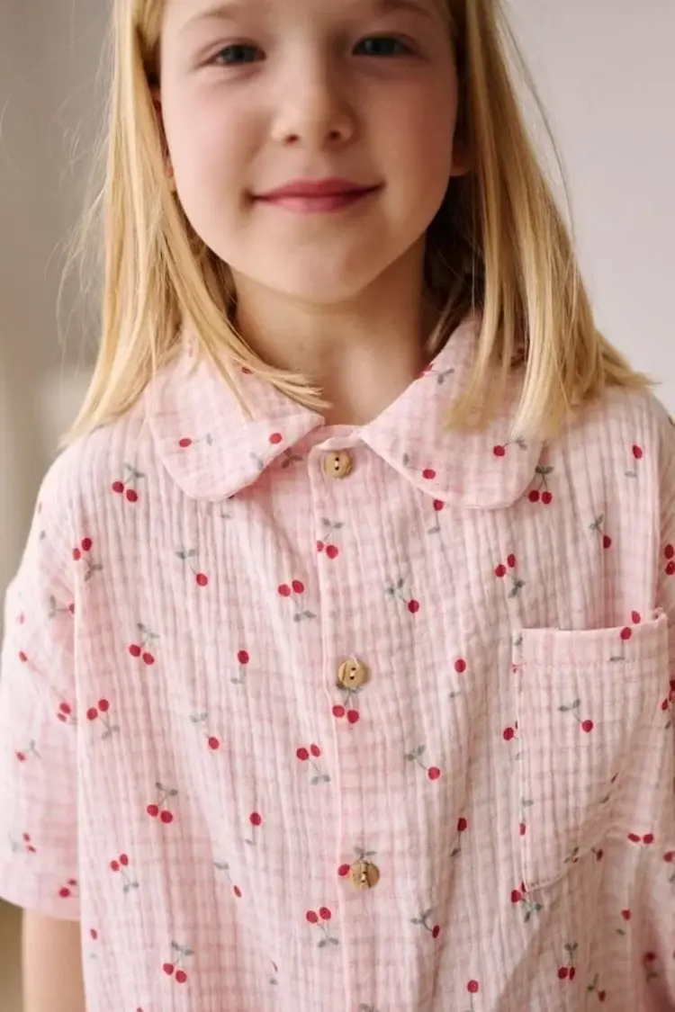 Undermonkeys Pyjama Set - Cherry Bambula