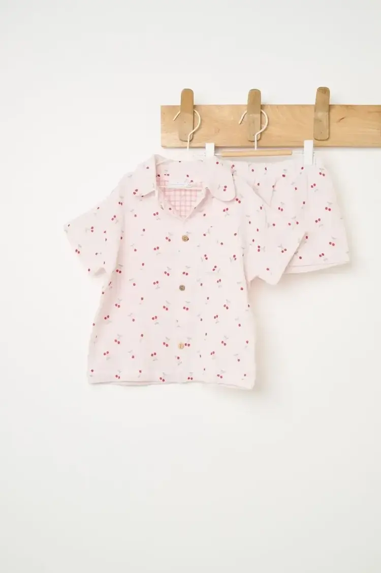Undermonkeys PJ Set - Cherry Bambula