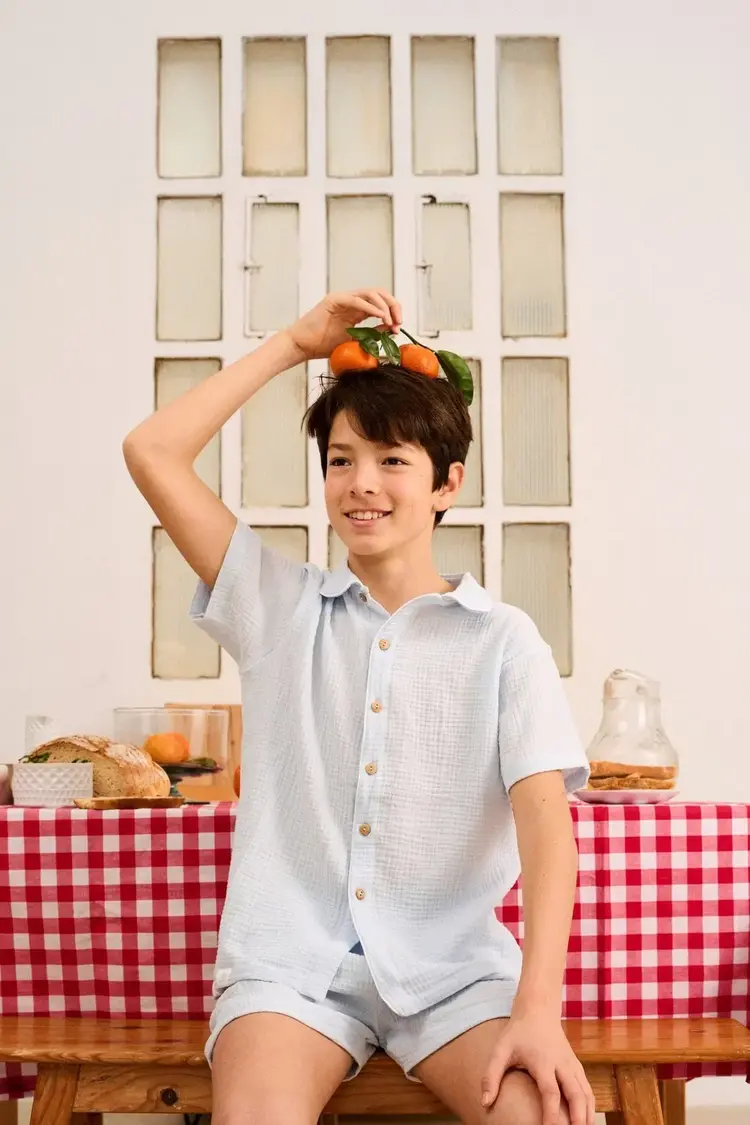 Undermonkeys PJ Set - Light Blue