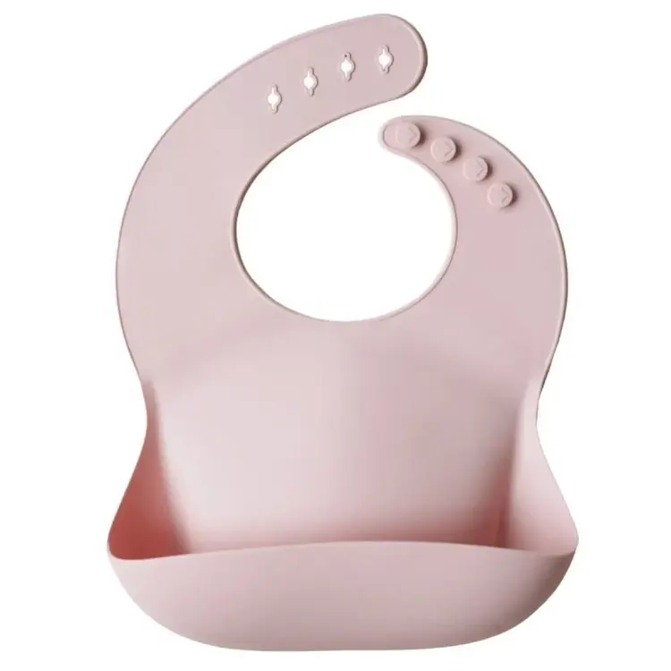 Mushie Silicone bib - blush