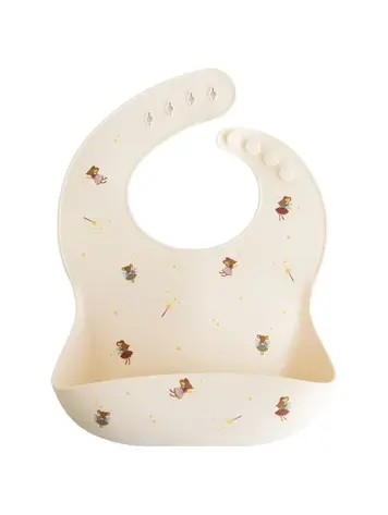 Mushie Silicone Bib - Fairy Mice