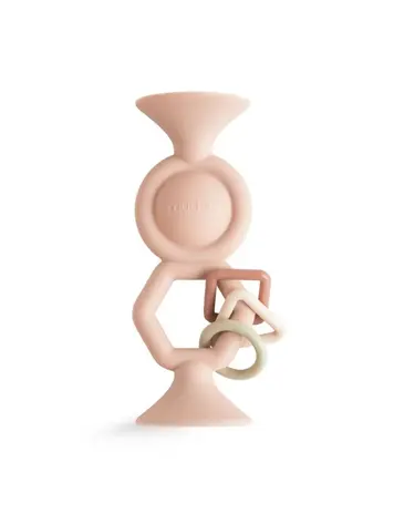 Mushie Hexapop Suction Toy - Blush