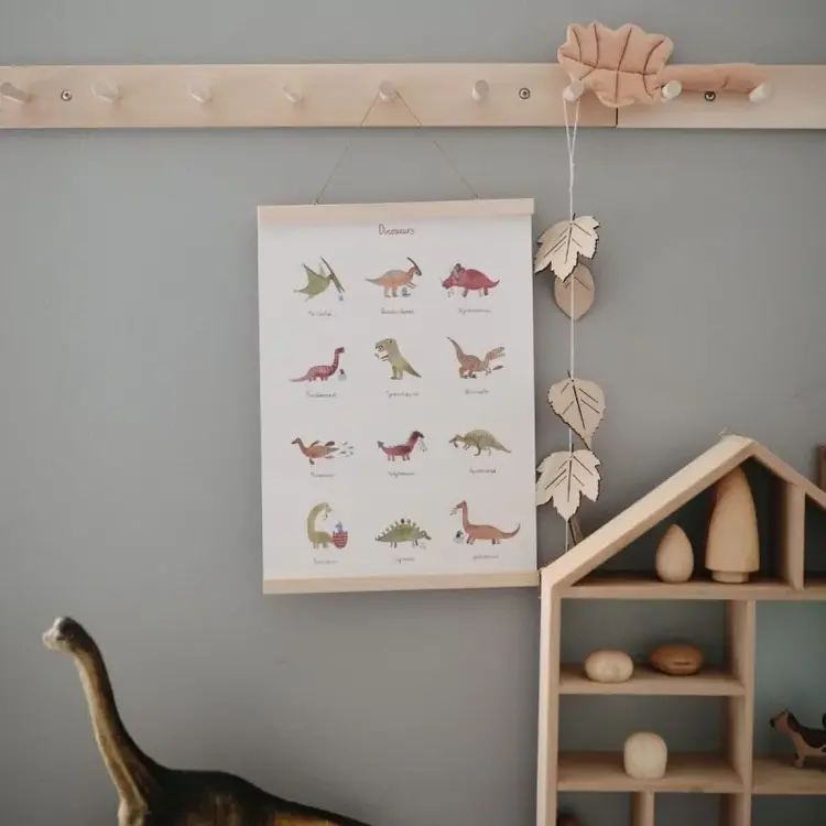 Mushie Poster Dinosauriërs - Medium