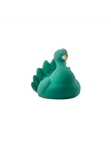 Mushie Bathtoy Peacock - Green