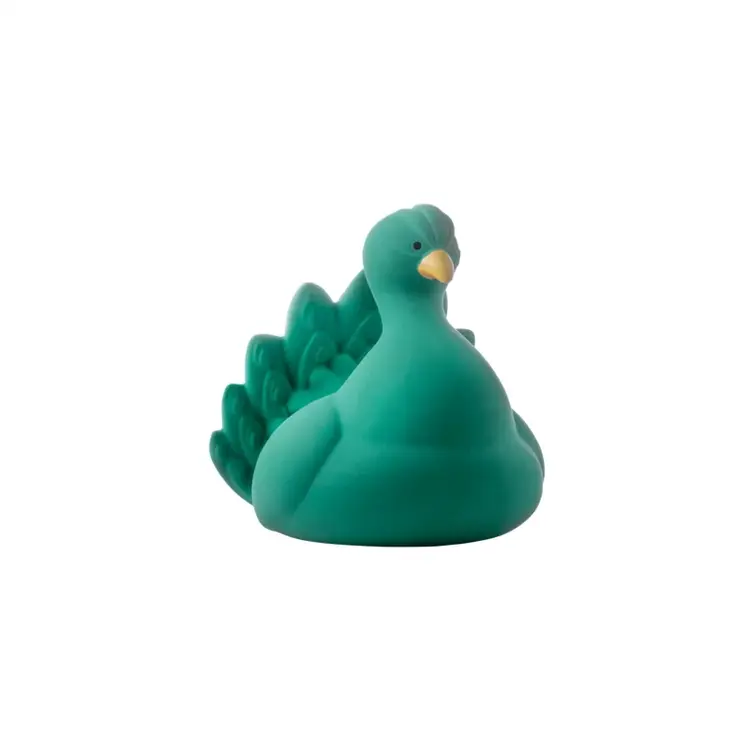 Mushie Badspeeltje Peacock - Green