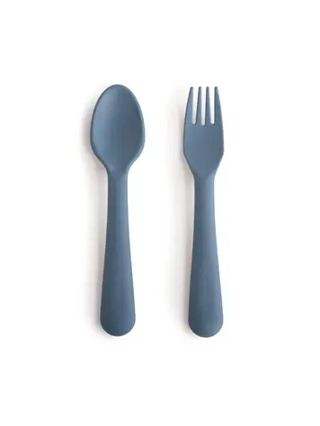 Mushie Fork & Spoon - Twilight Blue