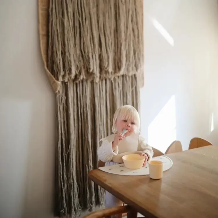 Mushie Starter Baby Spoon - Cambridge/ Shifting Sand