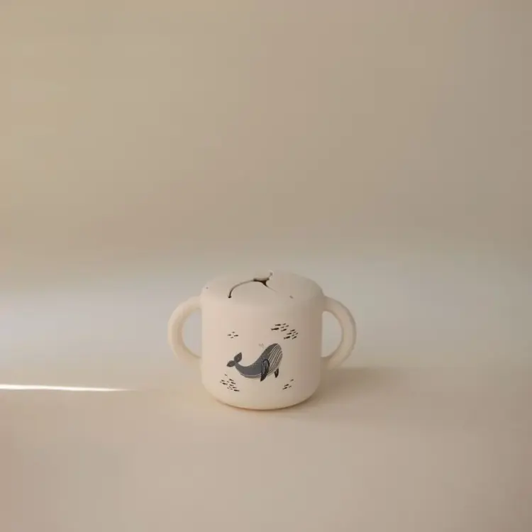 Mushie Snack Cup - Whales
