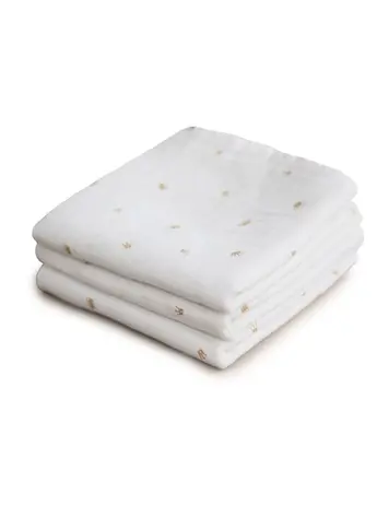 Mushie Muslin Doekjes 3 pack - Crowns