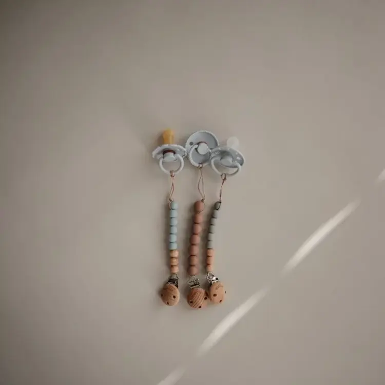 Mushie Paciefier Clip Eva - cloud