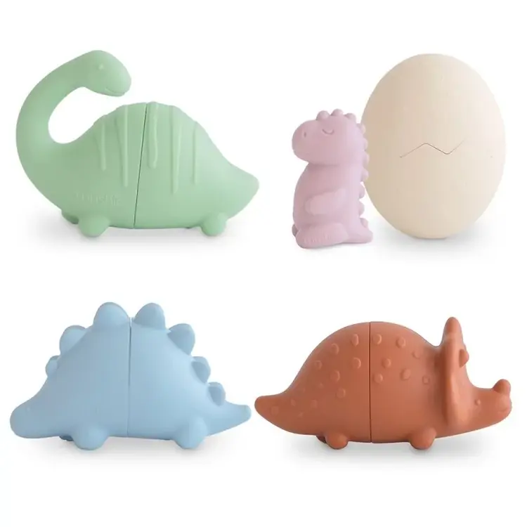 Mushie Bath Set 4-pack - Dino