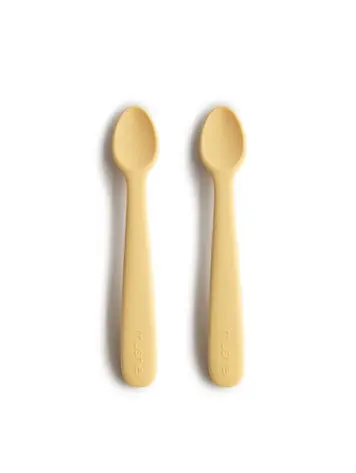 Mushie Baby Spoon - Pale Daffodil