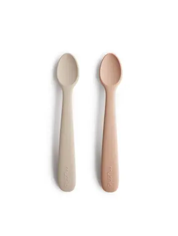 Mushie Baby Lepeltjes - Blush/Shifting Sand