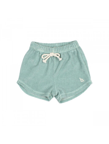 Buho Terry Girly Shorts - Green Moss