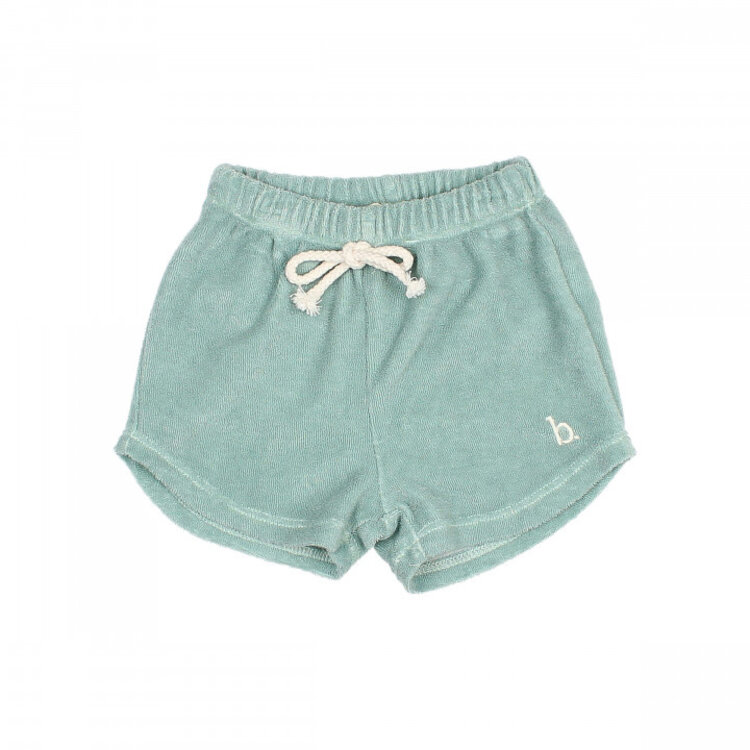 Buho Terry Girly Shorts - Green Moss