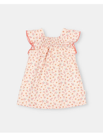 Buho Picnic Dress - Coral