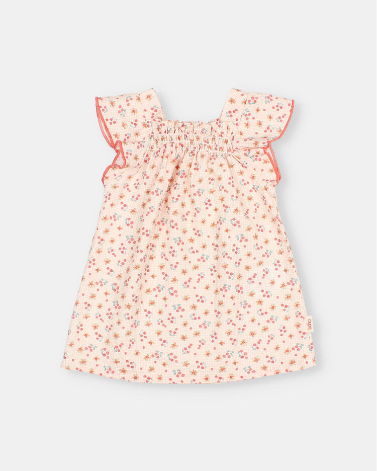 Buho Picnic Dress - Coral