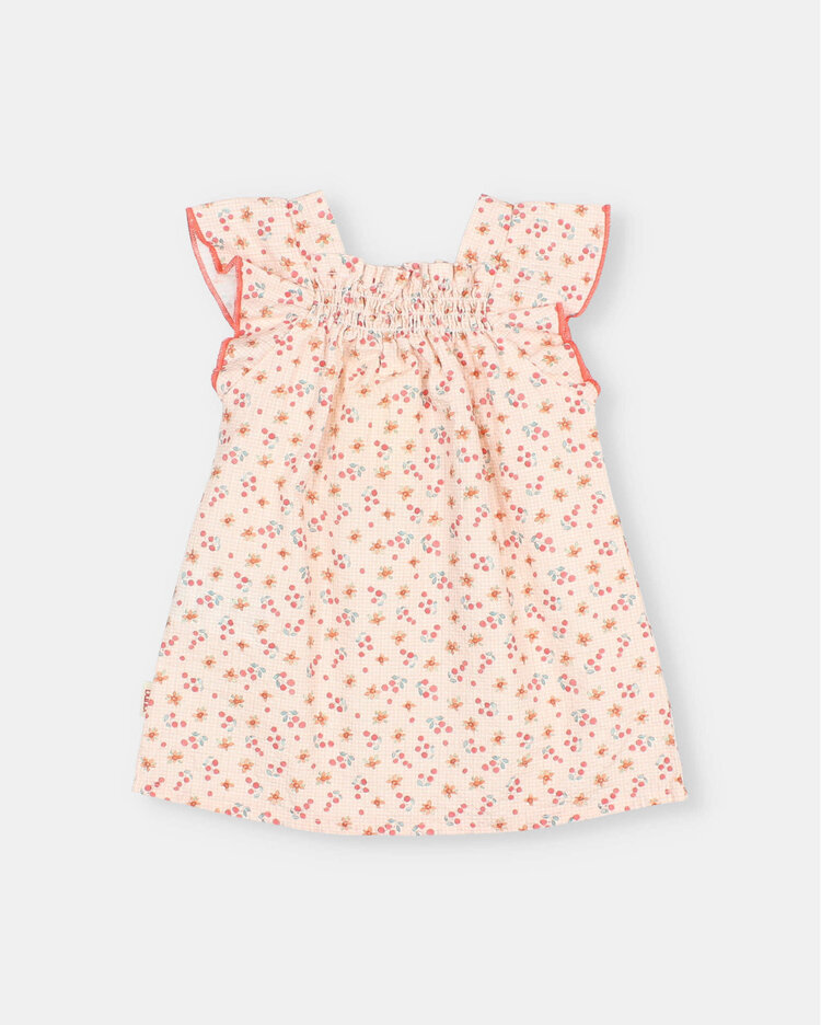 Buho Picnic Dress - Coral