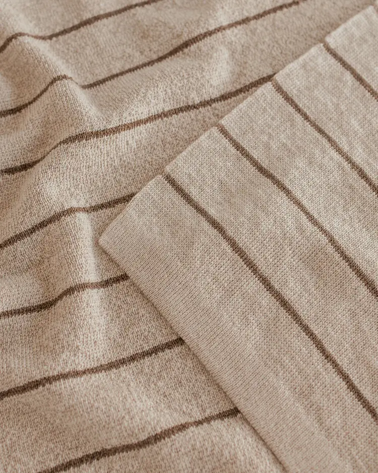 Hvid Blanket Harry - Sand/Mocha