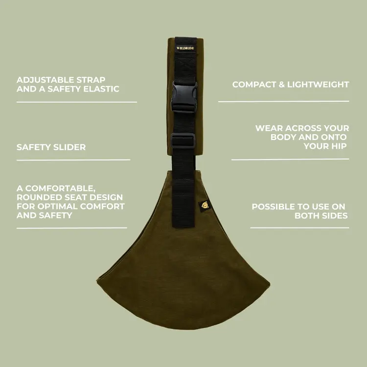 Wildride Toddler Carrier - Army Green