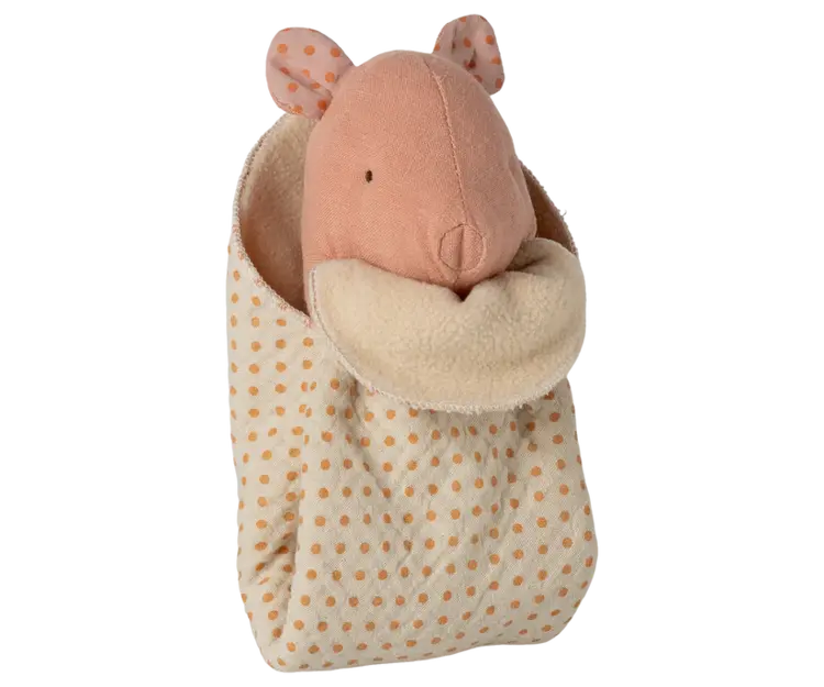 Maileg Lullaby Friends, Pig, Mini - Rose